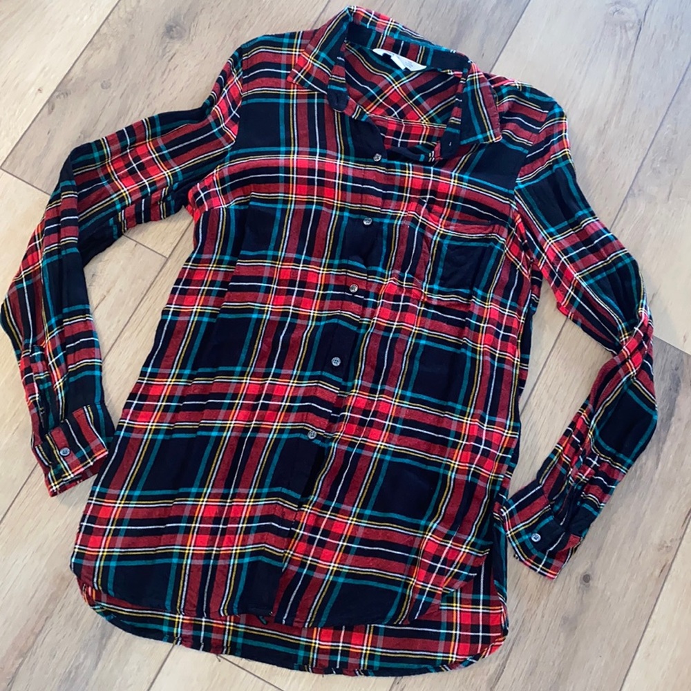 old navy button down top